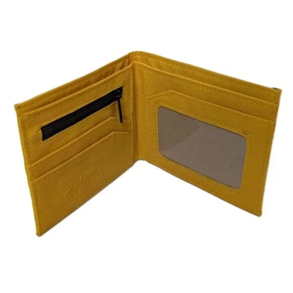 Bart Simpson The Simpsons Yellow Embossed Bifold Wallet - Picture 5 of 8
